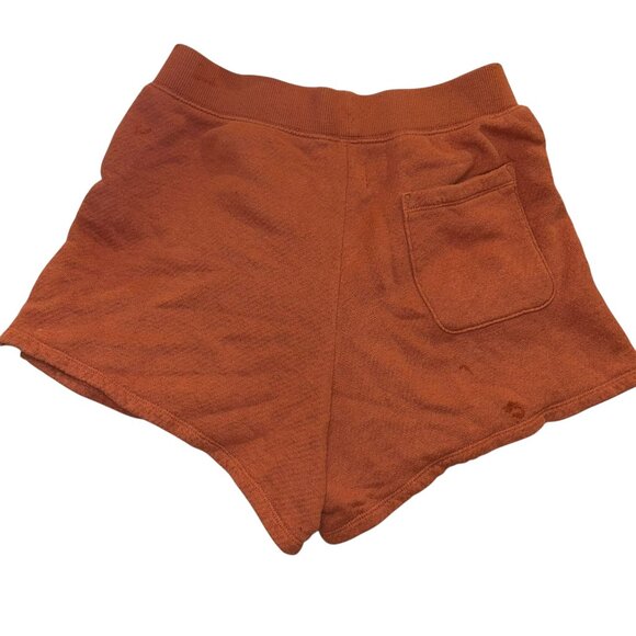 Madewell Make Weekends Linger Late Summer Rust sweatshirt jersey knit shorts S - Picture 4 of 4